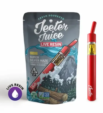 Jeeter-Juice-Disposable-Live-Resin-Straw-Super-Silver-Haze-1