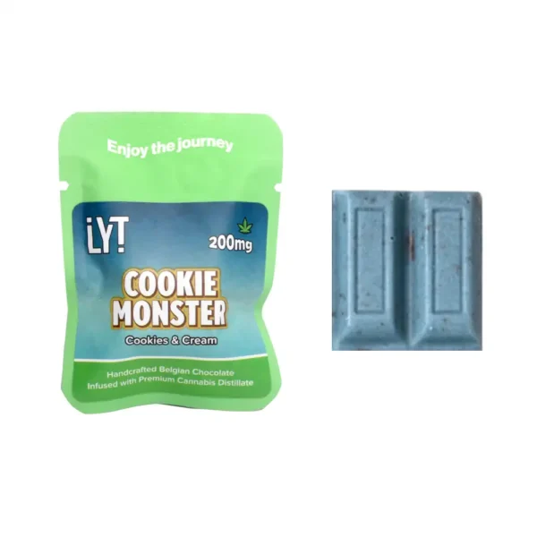 Buy Cookie Monster Bite Size 200mg Online – greenpharmscannabis.com