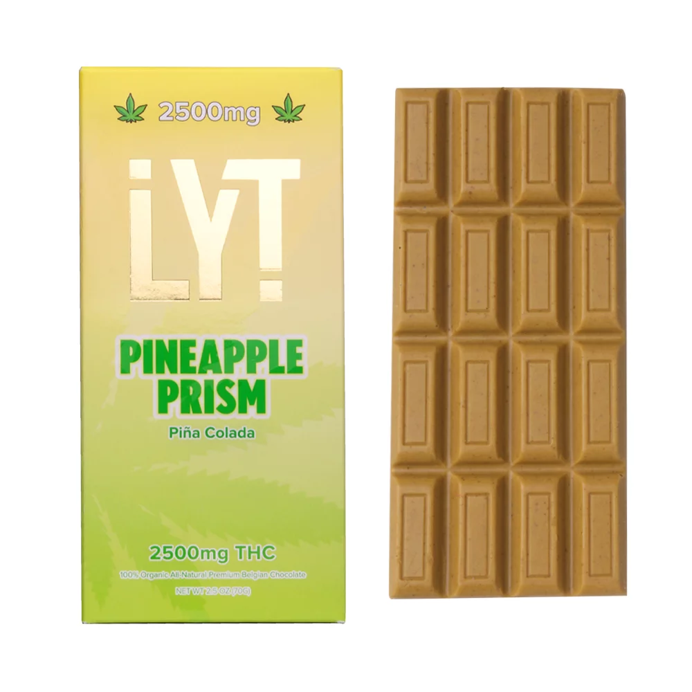 Buy LYT Pineapple Prism Chocolate Bar 2500mg Online