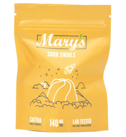 Marys-Triple-Strength-Sativa-Sour-Swirls-140MG-THC