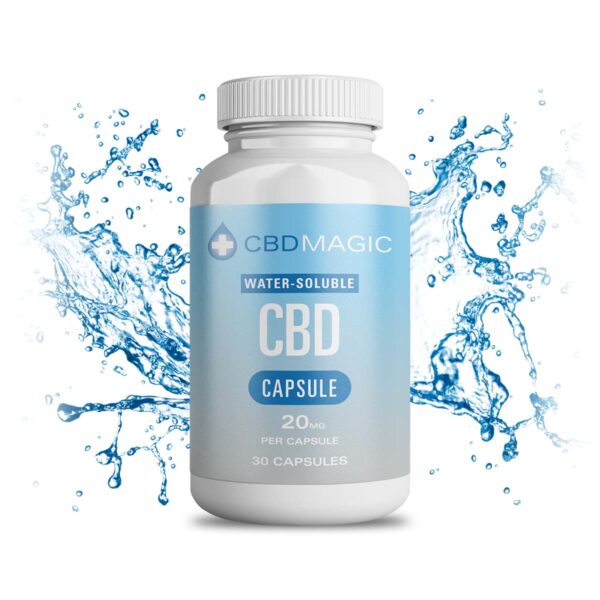 buy Water Soluble CBD Gel Capsules 600mg (30 caps)